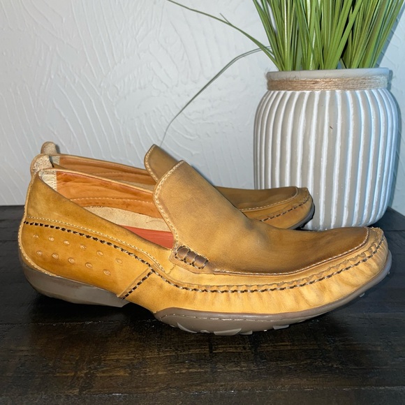 Timberland Brown Leather Men’s Loafers Size 8M - Picture 2 of 8